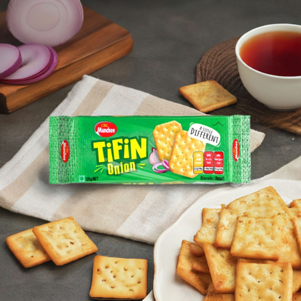 CBL Munchee Tifin Onion Biscuits 125g