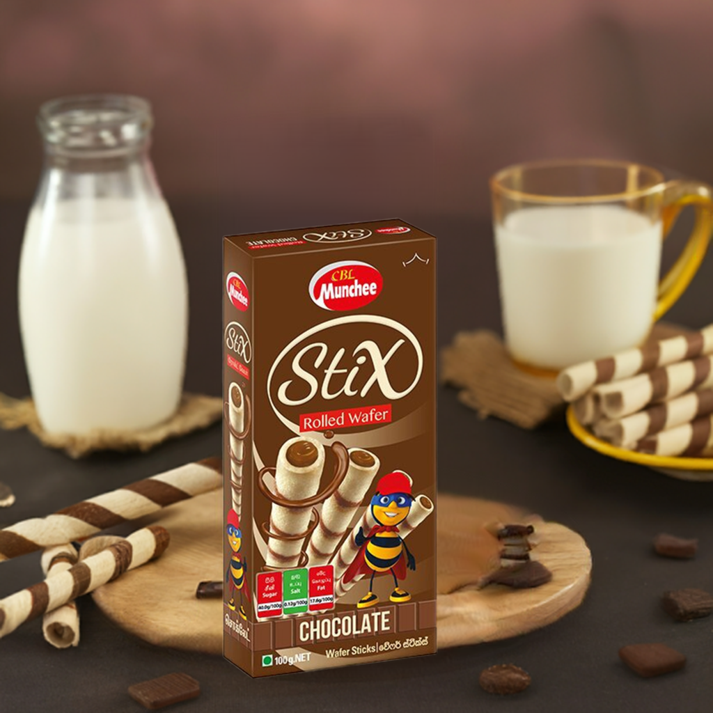 CBL Munchee Stix Chocolate 55g