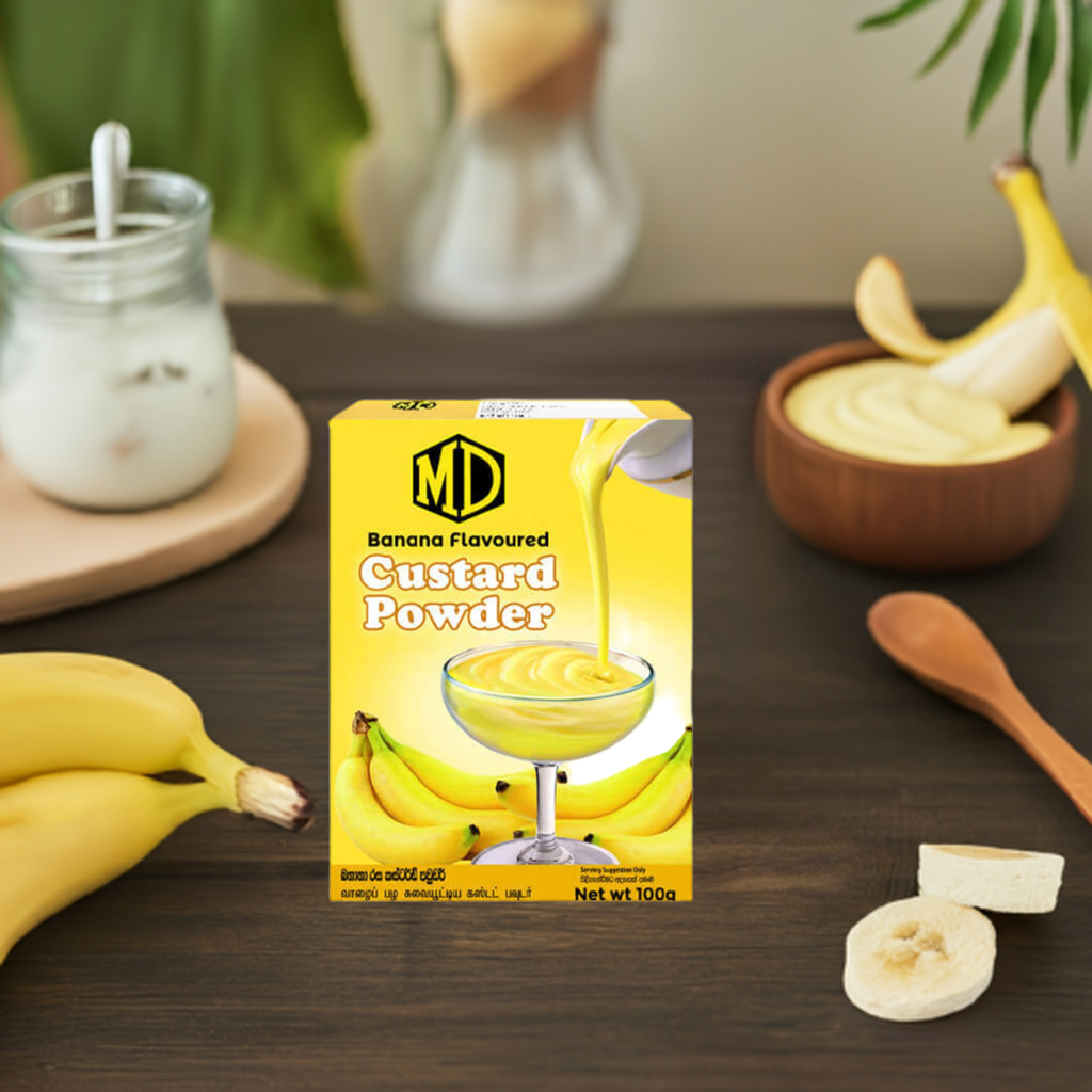 MD Banana Flavoured Custard powder 100g