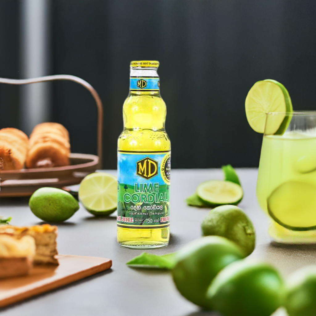 MD Lime Cordial 750ml