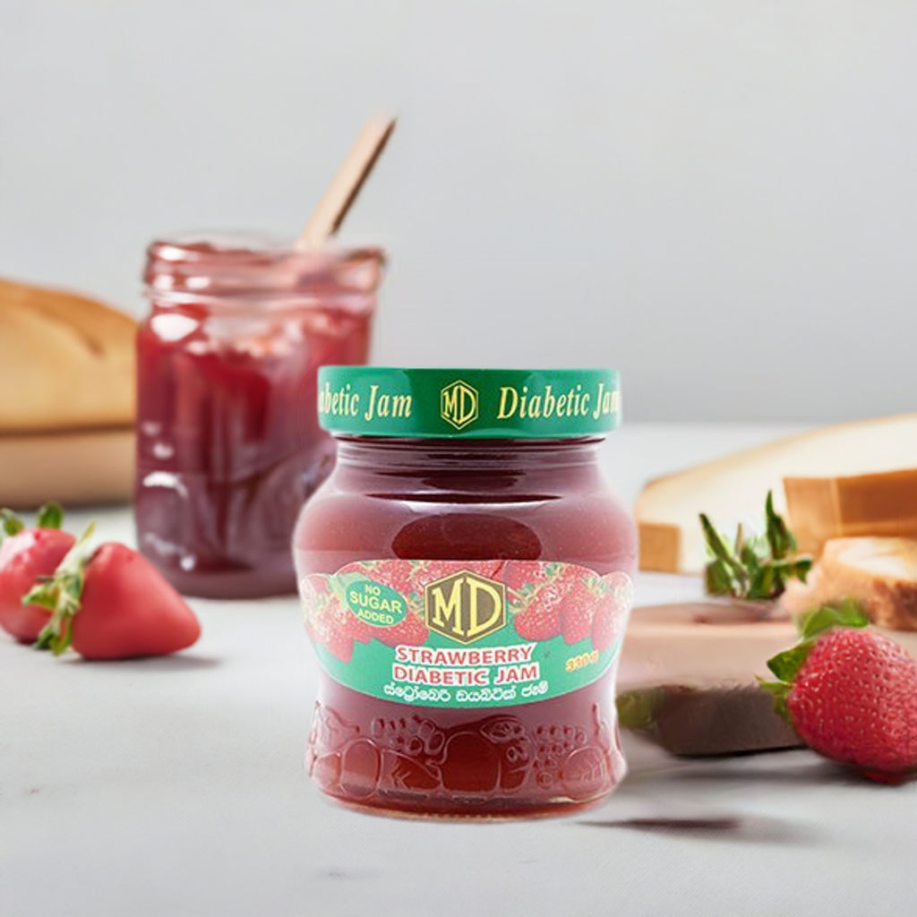 MD Strawberry Diabetic Jam 330g