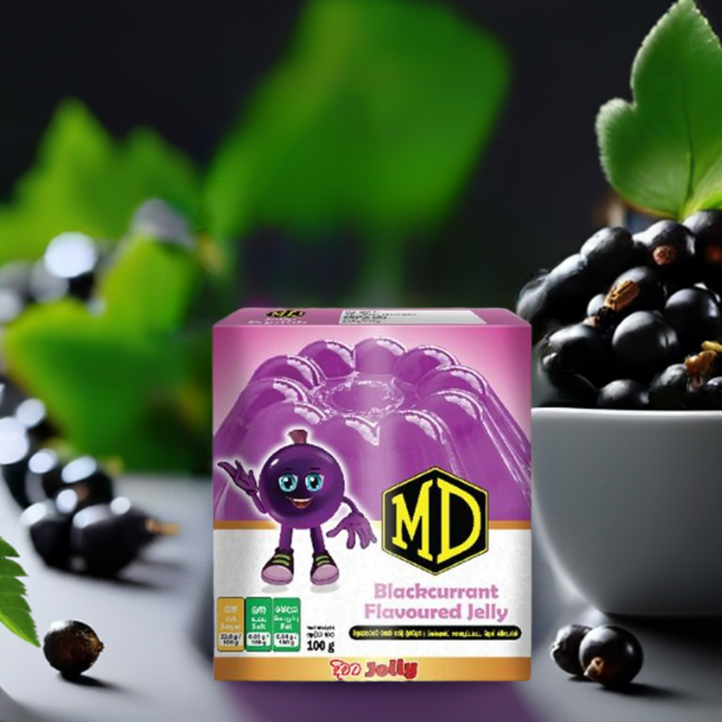 MD Blackcurrant Flavoured Jelly 100g