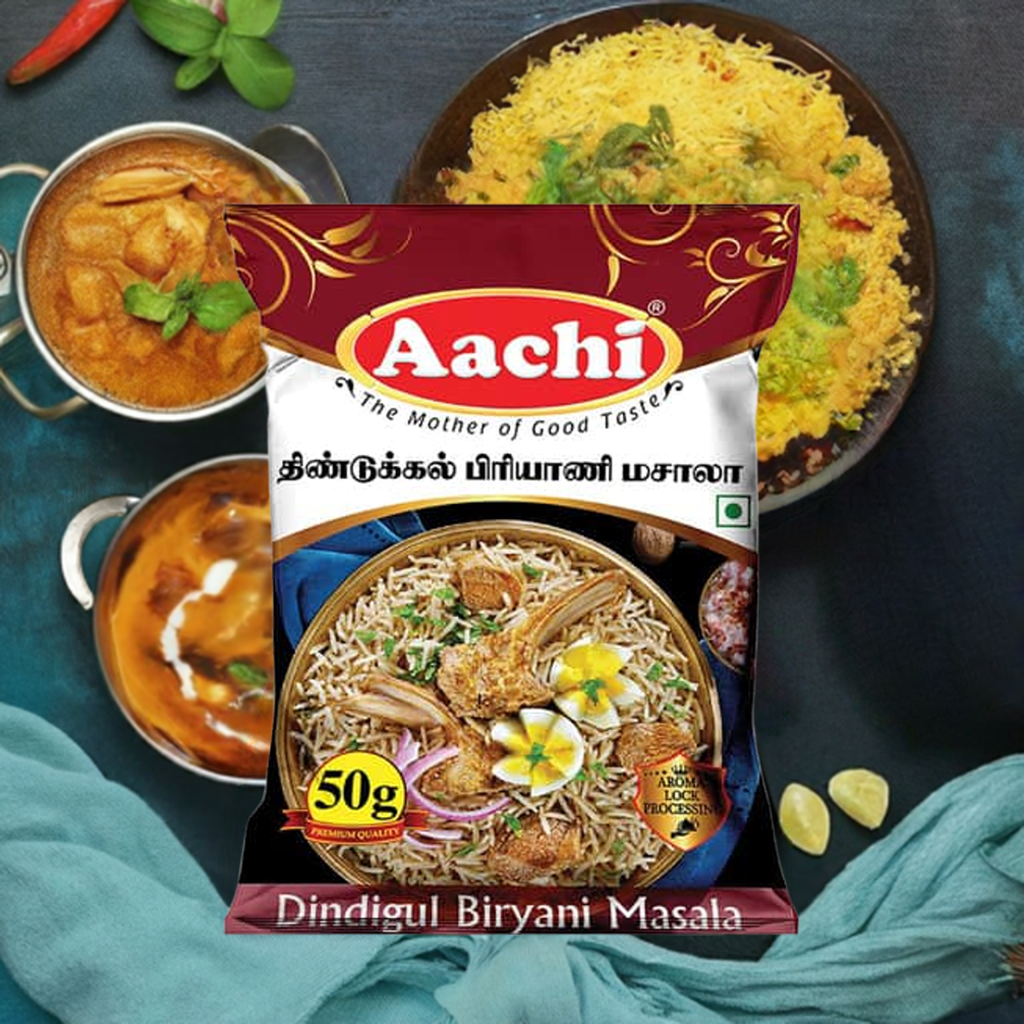 Aachi Dindigul Biryani Masala 50g