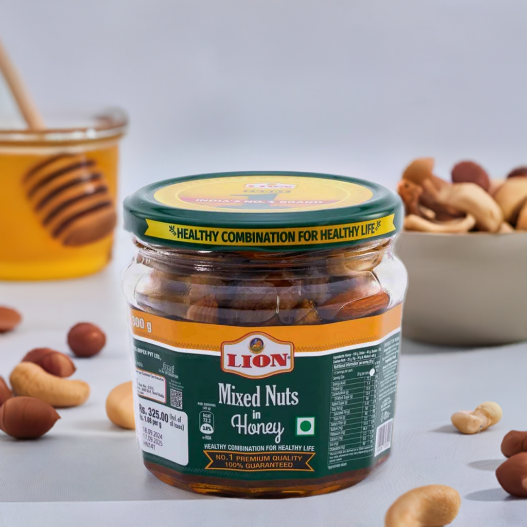 Lion Mixed Nuts In Honey 300g