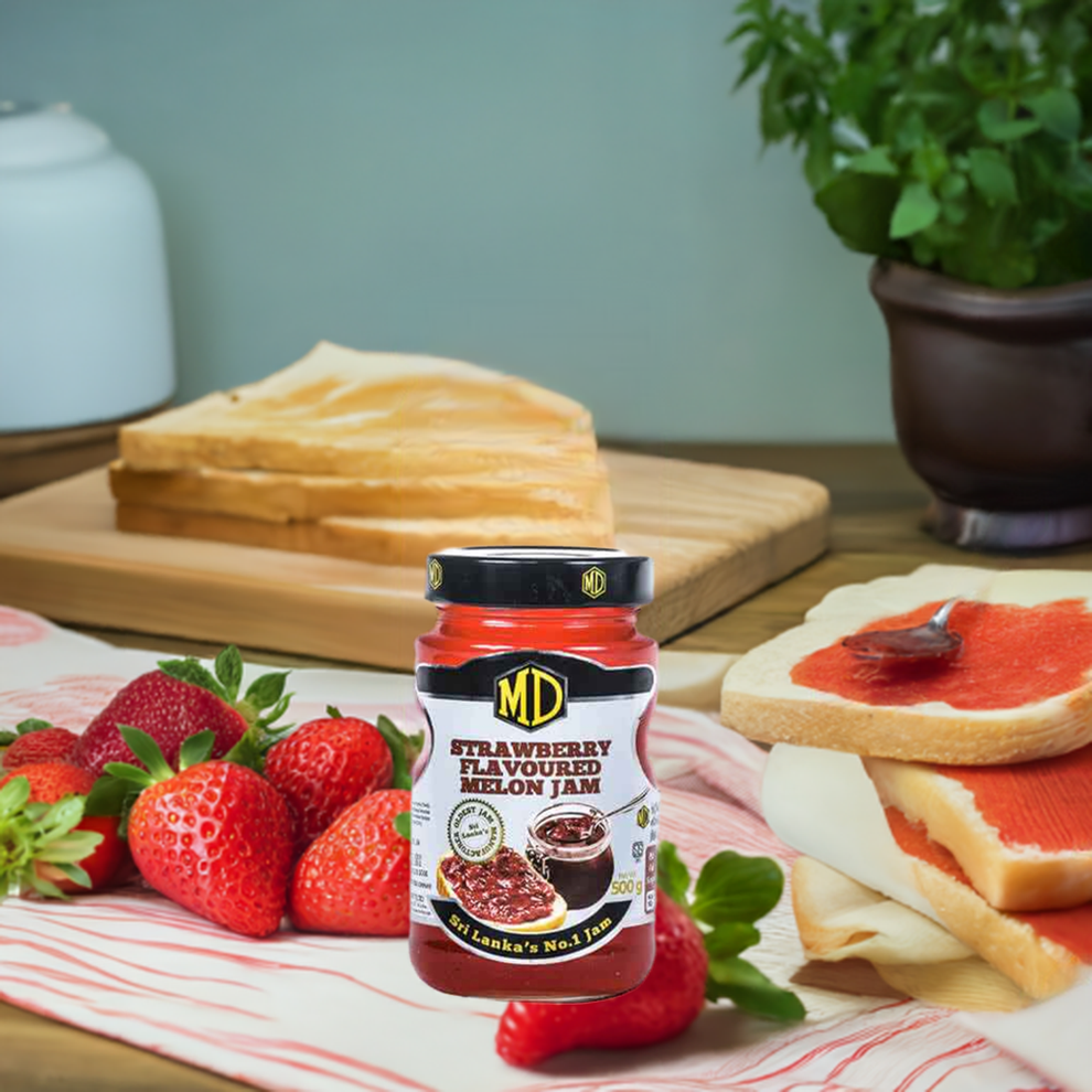 MD Strawberry Flavoured Melon Jam – Maharaja Super