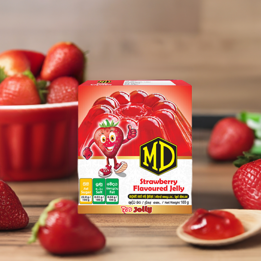 MD Strawberry Flavoured Jelly 100g