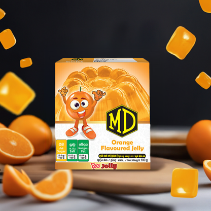 MD Orange Flavoured Jelly 100g