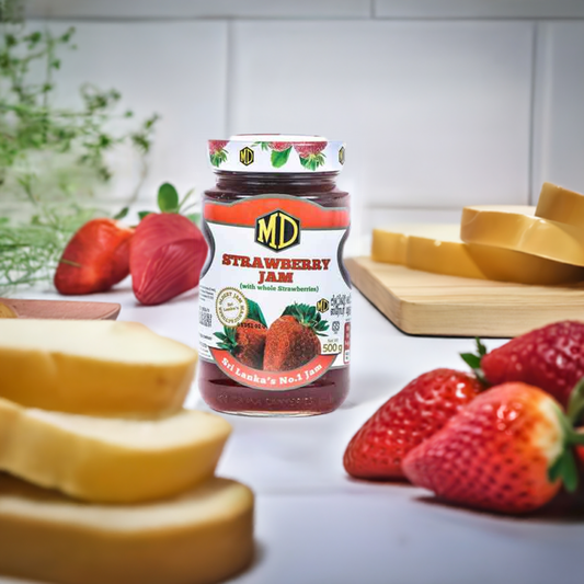 MD Strawberry Jam With Whole Fruit 500g