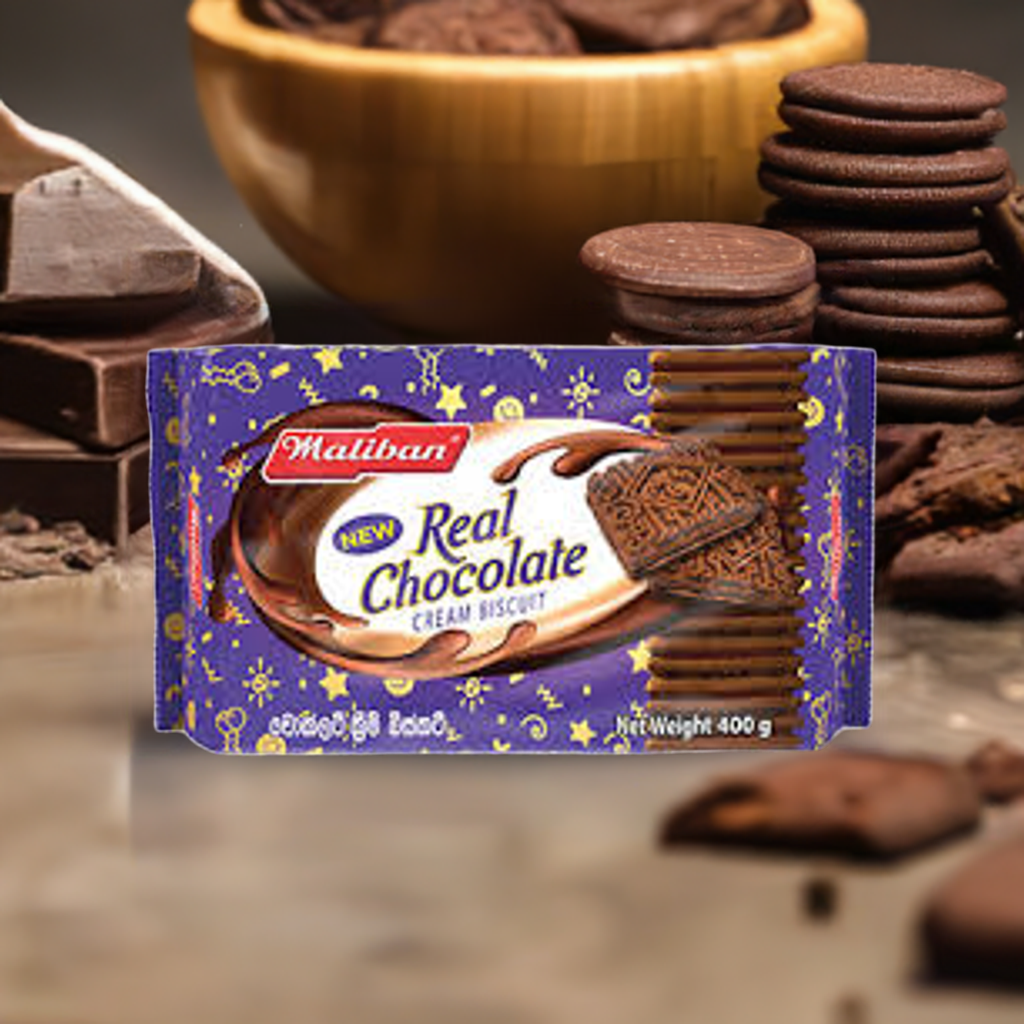 Maliban Real  Chocolate Cream Biscuits