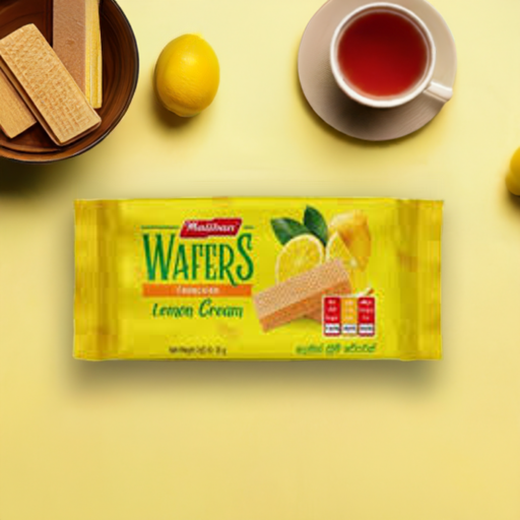 Maliban Wafers Crunchier Lemon Cream 90g