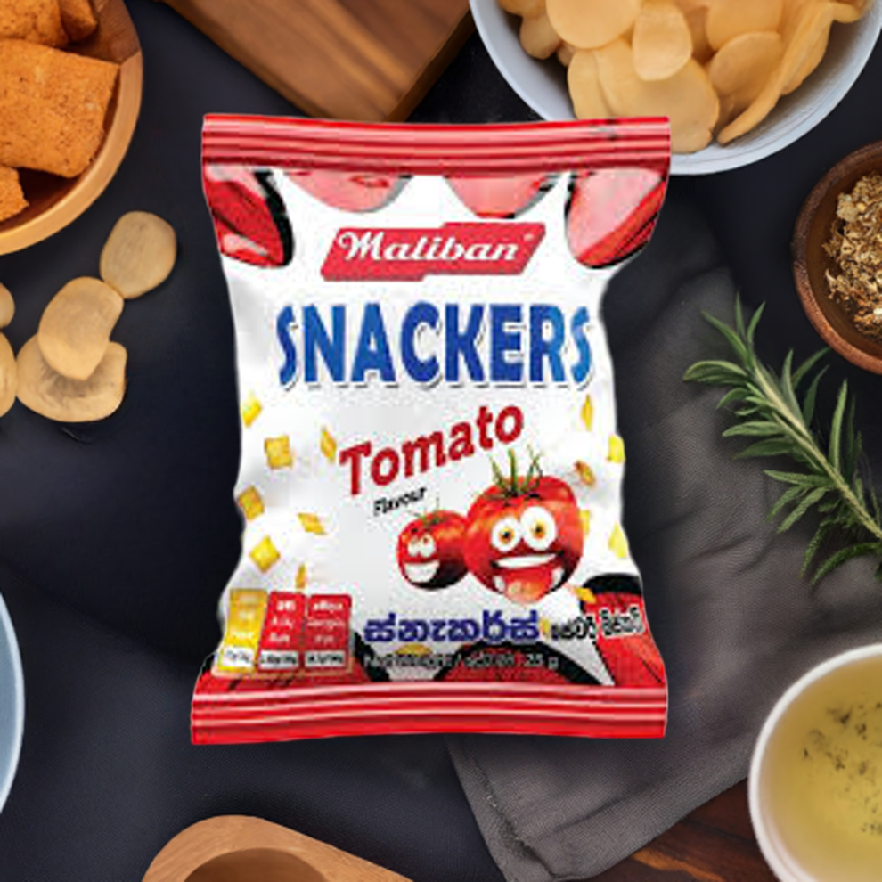 Maliban Snackers Tomato 25g – Maharaja Super