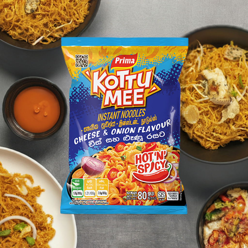 Prima Kottu Mee Cheese & Onion Noodles 80g