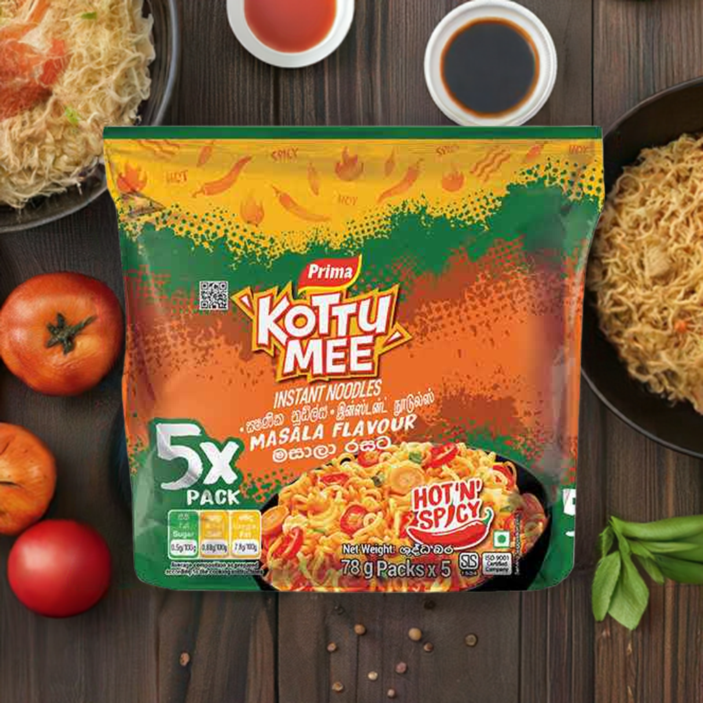 Prima Kottu Mee Masala Flavor 5 Pack 425g