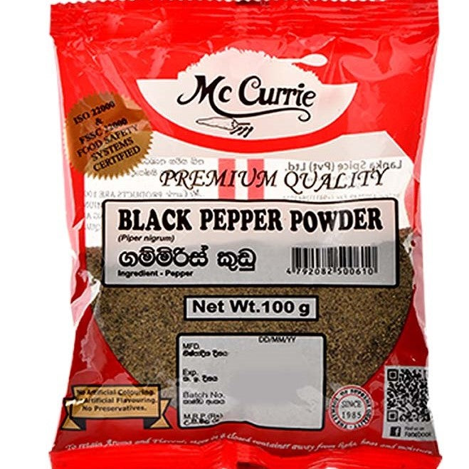 Mc Currie Black Pepper Powder 100g