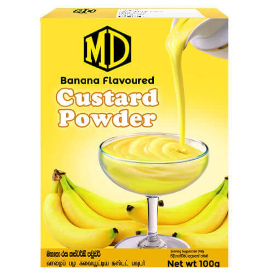 MD Banana Flavoured Custard powder 100g