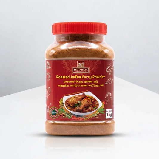 Maharaja Roasted Jaffna Curry powder bottle