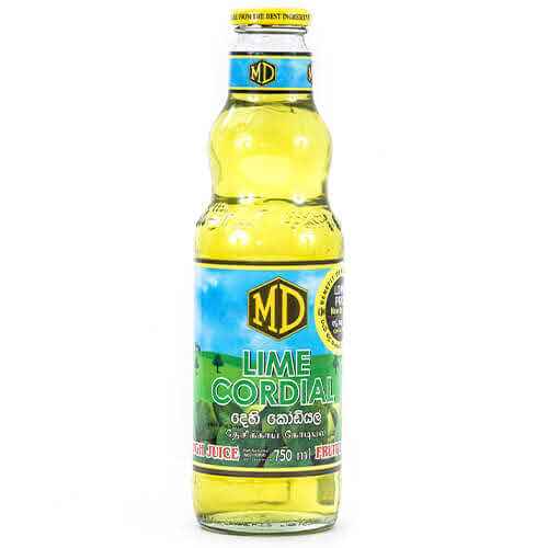 MD Lime Cordial 750ml